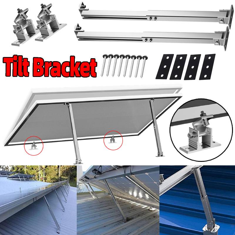 Flat Panel Mount Tilt - Photovoltaic Tilt Bracket Adjustable Solar Panel