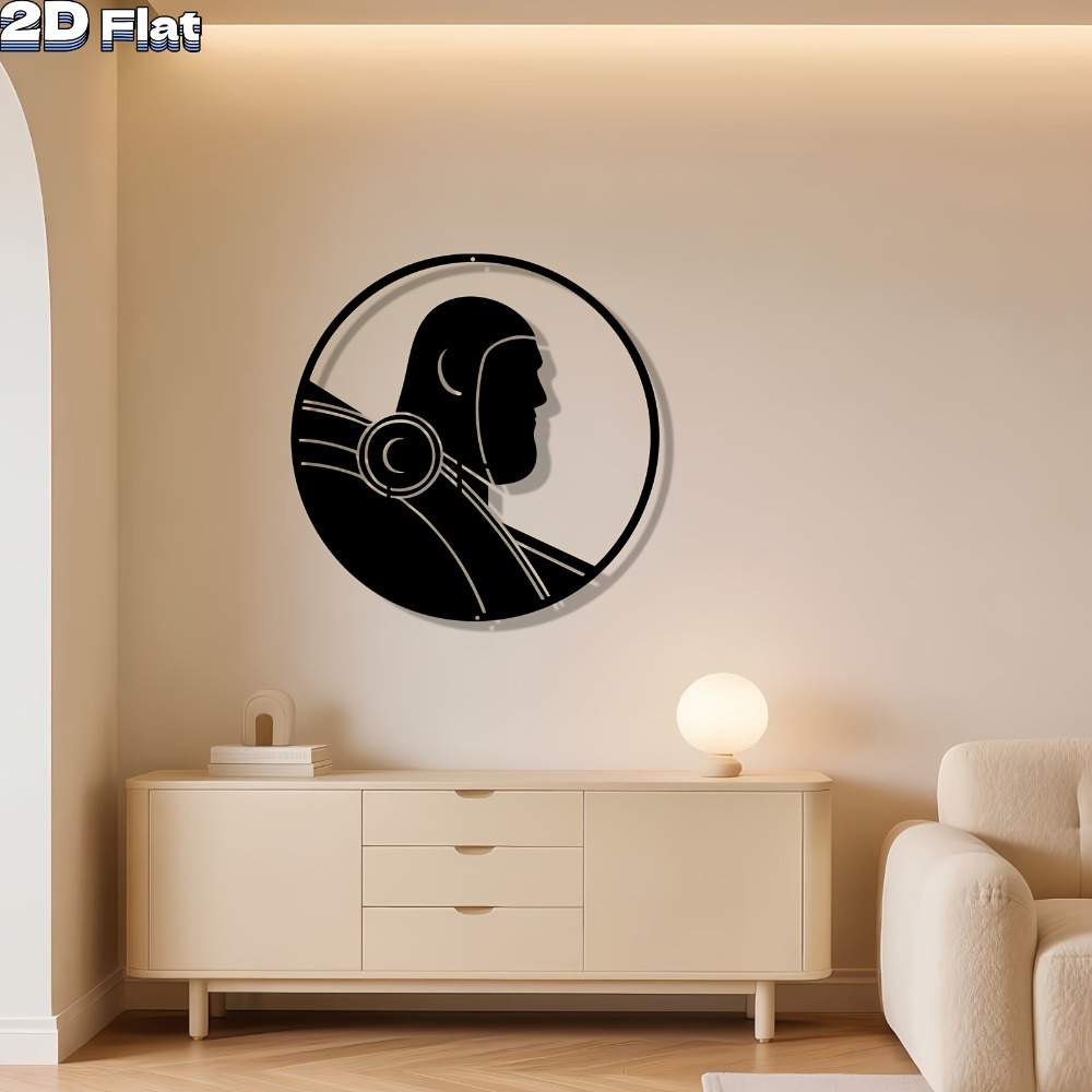 Modern Robot Aluminum Wall Art - đánh giá và giá Tech Office Wall Decor