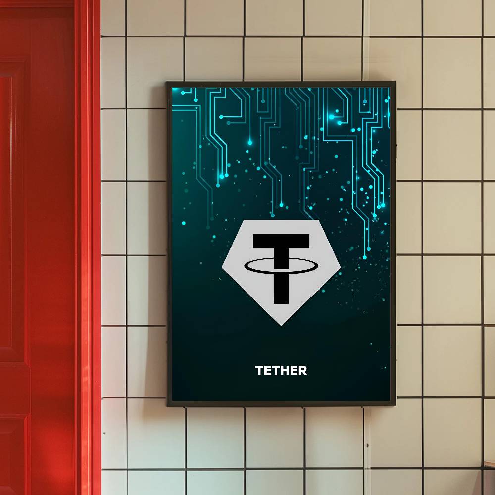 Tech Circuit Crypto Symbol Pos - đánh giá và giá Tech Office Wall Decor