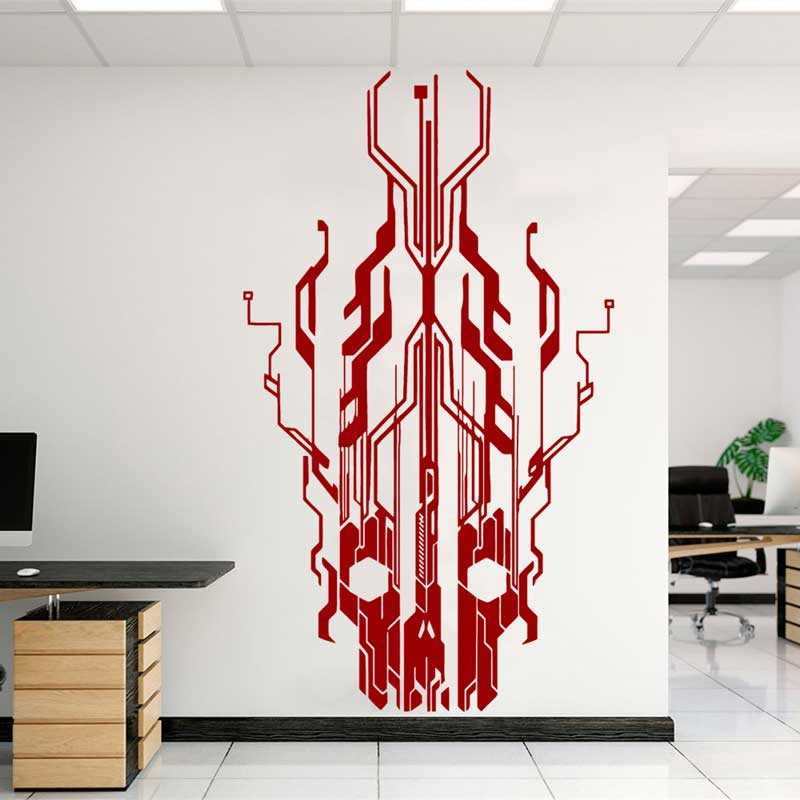 Chip Mạch Tech Đầu Lâu Vinyl D - đánh giá và giá Tech Office Wall Decor