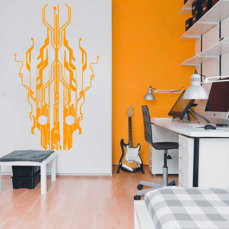Chip Mạch Tech Đầu Lâu Vinyl D - đánh giá và giá Tech Office Wall Decor
