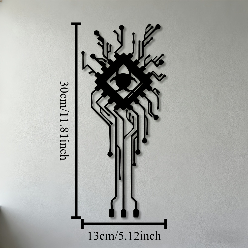 Modern Biohazard Eye Metal Wal - đánh giá và giá Tech Office Wall Decor