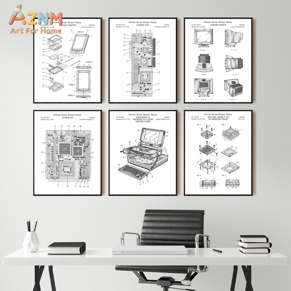 AZNM Computer Motherboard Pate - đánh giá và giá Tech Office Wall Decor