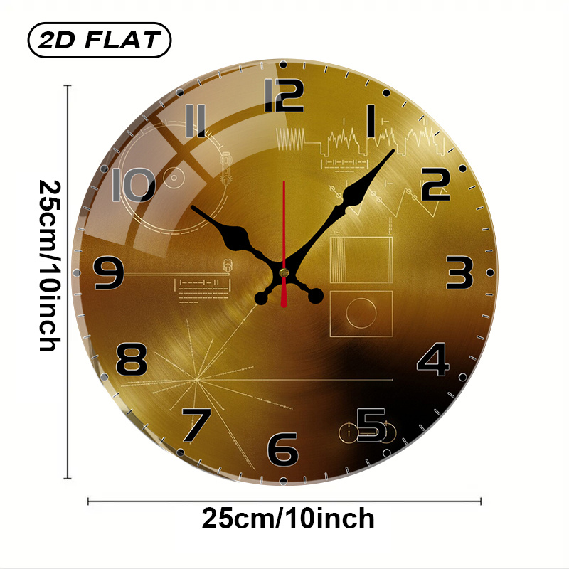 Tech Style Round Silent Acryli - đánh giá và giá Tech Office Wall Decor