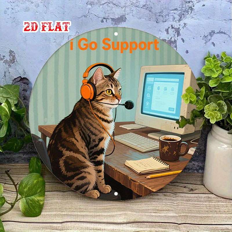 CIFBUY 2D Flat Funny Tech Supp - đánh giá và giá Tech Office Wall Decor