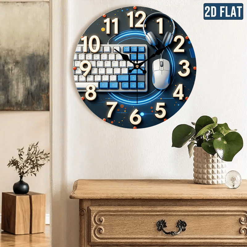 2D Flat, 1pc, Tech-Style Woode - đánh giá và giá Tech Office Wall Decor