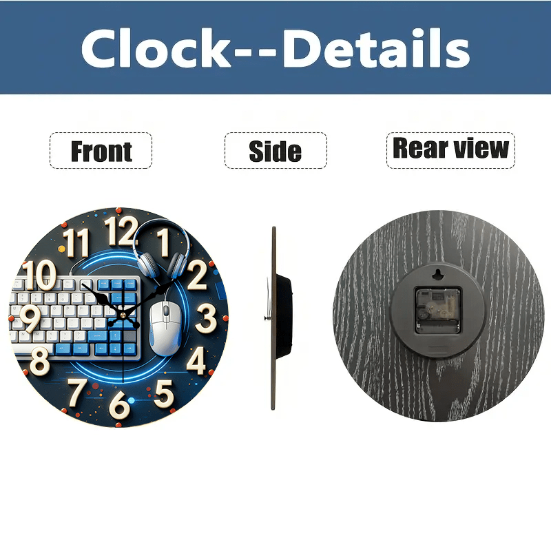 2D Flat, 1pc, Tech-Style Woode - đánh giá và giá Tech Office Wall Decor