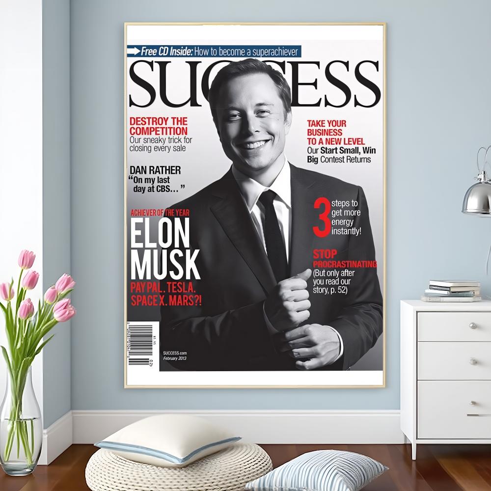 Elon Musk Dogefather Tech Visi - đánh giá và giá Tech Office Wall Decor
